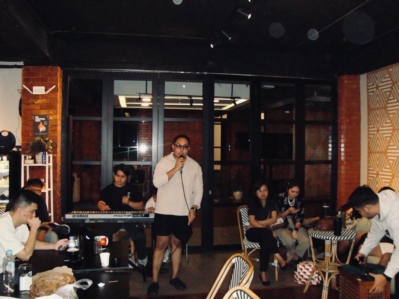 An intimate live music session inside F! Coffee