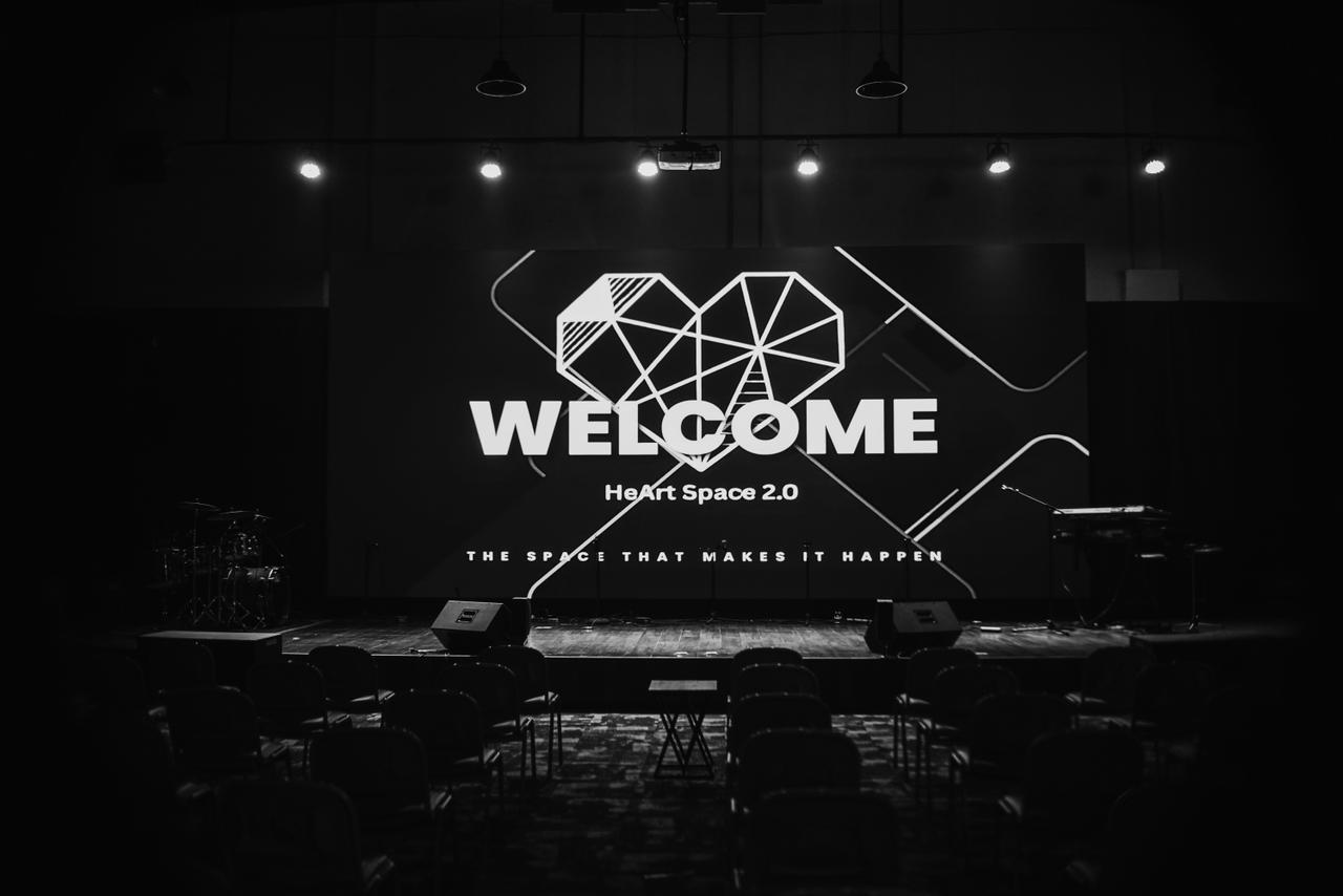 Heart Space 2.0 hall in theatre configuration